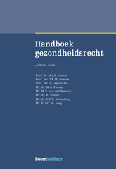 eBook, Handboek gezondheidsrecht, Koninklijke Boom uitgevers