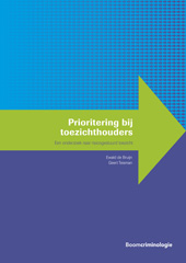 E-book, Prioritering bij toezichthouders : Een onderzoek naar risicogestuurd toezicht, Koninklijke Boom uitgevers