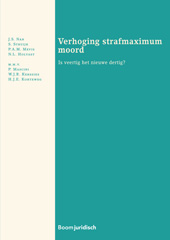 E-book, Verhoging strafmaximum moord : Is veertig het nieuwe dertig?, Koninklijke Boom uitgevers
