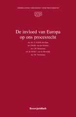 E-book, De invloed van Europa op ons procesrecht, Koninklijke Boom uitgevers