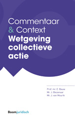 eBook, Commentaar & Context Wetgeving collectieve actie, Bauw, Koninklijke Boom uitgevers