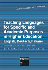 eBook, Teaching languages for specific and academic purposes in higher education : English, Deutsch, Italiano, Bozen-Bolzano University Press
