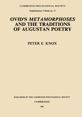 E-book, Ovid's Metamorphoses and the Traditions of Augustan Poetry, Casemate