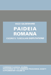 E-book, Paideia Romana : Cicero's Tusculan Disputations, Casemate Group