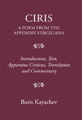 E-book, Ciris : A Poem from the Appendix Vergiliana, The Classical Press of Wales