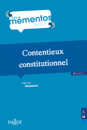 E-book, Contentieux constitutionnel, Éditions Dalloz