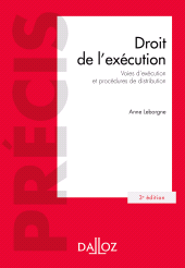 E-book, Droit de l'exécution : Voies d'exécution et procédures de distribution, Éditions Dalloz
