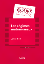 E-book, Les régimes matrimoniaux., Éditions Dalloz