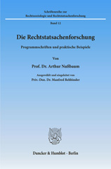 E-book, Die Rechtstatsachenforschung. : Programmschriften und praktische Beispiele. Ausgewählt und eingeleitet von Manfred Rehbinder., Duncker & Humblot
