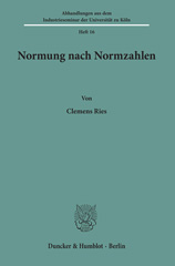 E-book, Normung nach Normzahlen., Duncker & Humblot