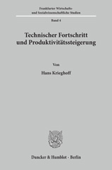E-book, Technischer Fortschritt und Produktivitätssteigerung., Duncker & Humblot