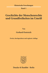 E-book, Geschichte der Menschenrechte und Grundfreiheiten im Umriß., Duncker & Humblot