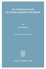 E-book, Die Industriestatistik der Bundesrepublik Deutschland., Duncker & Humblot