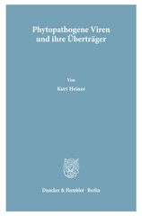 E-book, Phytopathogene Viren und ihre Überträger - Phytopathogenic Viruses and their Vectors., Duncker & Humblot