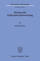 E-book, Betrug und Opfermitverantwortung., Duncker & Humblot
