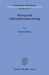 eBook, Betrug und Opfermitverantwortung., Duncker & Humblot