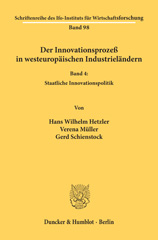 E-book, Der Innovationsprozeß in westeuropäischen Industrieländern. : Staatliche Innovationspolitik., Duncker & Humblot