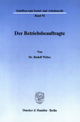 E-book, Der Betriebsbeauftragte., Weber, Rudolf, Duncker & Humblot