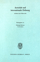 E-book, Autorität und internationale Ordnung. : Aufsätze zum Völkerrecht., Duncker & Humblot