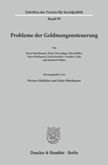 eBook, Probleme der Geldmengensteuerung., Duncker & Humblot