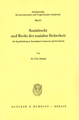 E-book, Sozialrecht und Recht der sozialen Sicherheit. : Die Begriffsbildung in Deutschland, Frankreich und der Schweiz., Duncker & Humblot