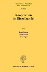 E-book, Kooperation im Einzelhandel., Duncker & Humblot