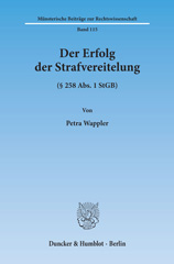 eBook, Der Erfolg der Strafvereitelung : (258 Abs. 1 StGB)., Duncker & Humblot