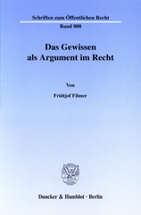 E-book, Das Gewissen als Argument im Recht., Duncker & Humblot