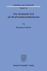 E-book, Der drohende Tod als Strafverfahrenshindernis., Duncker & Humblot