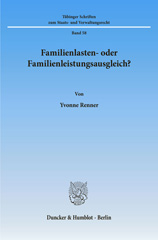 E-book, Familienlasten- oder Familienleistungsausgleich?, Duncker & Humblot