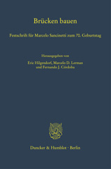 eBook, Brücken bauen. : Festschrift für Marcelo Sancinetti zum 70. Geburtstag., Duncker & Humblot