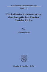 E-book, Das kollektive Arbeitsrecht vor dem Europäischen Komitee Sozialer Rechte., Duncker & Humblot