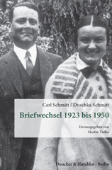 eBook, Briefwechsel 1923 bis 1950., Schmitt, Carl, Duncker & Humblot