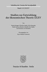 E-book, Macht oder ökonomisches Gesetz? : Studien zur Entwicklung der ökonomischen Theorie XXXV., Duncker & Humblot