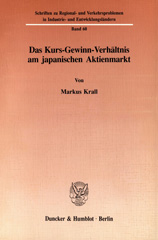 E-book, Das Kurs-Gewinn-Verhältnis am japanischen Aktienmarkt., Duncker & Humblot