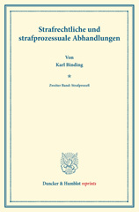 E-book, Strafrechtliche und strafprozessuale Abhandlungen. : Strafprozeß., Duncker & Humblot