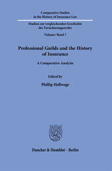 E-book, Professional Guilds and the History of Insurance. : A Comparative Analysis., Duncker & Humblot