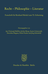 eBook, Recht - Philosophie - Literatur. : Festschrift für Reinhard Merkel zum 70. Geburtstag, Magnus, Dorothea, Duncker & Humblot