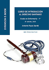 E-book, Curso de introducción al derecho sanitario : grado en enfermería - 1o., Fayos Gardó, Antonio, Dykinson