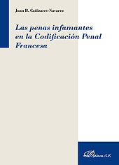 E-book, Las penas infamantes en la codificación penal francesa, Dykinson