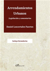 E-book, Arrendamientos urbanos : legislación y comentarios, Loscertales Fuertes, Daniel, Dykinson