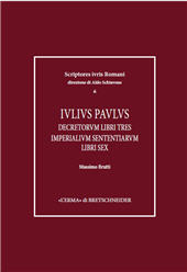 E-book, Iulius Paulus : decretorum libri tres imperialium sententiarum in cognitibus prolatarum libri sex, L'Erma di Bretschneider