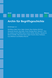 E-book, Archiv für Begriffsgeschichte. Band 60/61, Felix Meiner Verlag