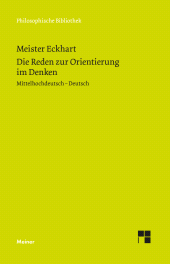 E-book, Die Reden zur Orientierung im Denken : Die rede der unterscheidunge. Zweisprachige Ausgabe, Felix Meiner Verlag