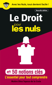 E-book, Le Droit pour les Nuls en 50 notions clés, First Éditions