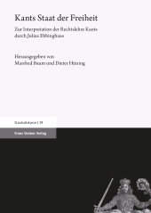 E-book, Kants Staat der Freiheit : Zur Interpretation der Rechtslehre Kants durch Julius Ebbinghaus, Franz Steiner Verlag GmbH