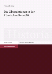 E-book, Die Obstruktionen in der Römischen Republik, Franz Steiner Verlag GmbH