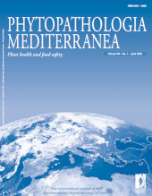 Heft, Phytopathologia mediterranea : 59, 1, 2020, Firenze University Press