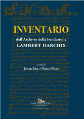 eBook, Inventario dell'Archivio della Fondazione Lambert Darchis, Gangemi