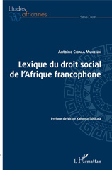 E-book, Lexique du droit social de l'Afrique francophone, Cibala Mukendi, Antoine, L'Harmattan